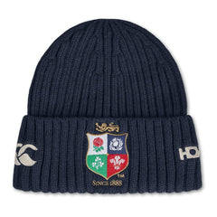 Zuccotto blu British & Irish Lions ufficiale con stemma ricamato e logo Canterbury.