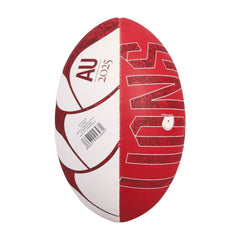 Pallone da rugby British & Irish Lions Thrillseeker bordo rosso e bianco.
