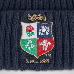Zuccotto blu classico ufficiale British & Irish Lions con stemma ricamato e scritta "Since 1888".