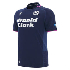 Maglia Rugby Scozia Ufficiale 2026 Pro Home blu con logo Arnold Clark.