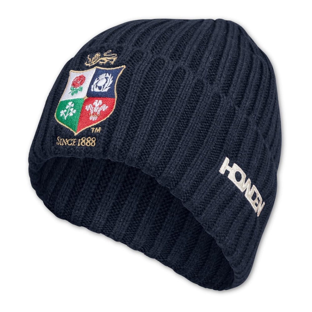 Zuccotto blu classic ufficiale British & Irish Lions con stemma ricamato.