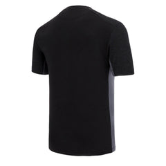 Retro maglia da rugby Newcastle Falcons 2023, cotone, grigio e nero.