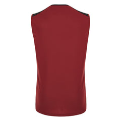 Maglia da allenamento da rugby senza maniche color bordeaux, Galles 2024