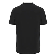 Maglia da rugby allenamento Barbarians 2023-24 nera, retro vista.