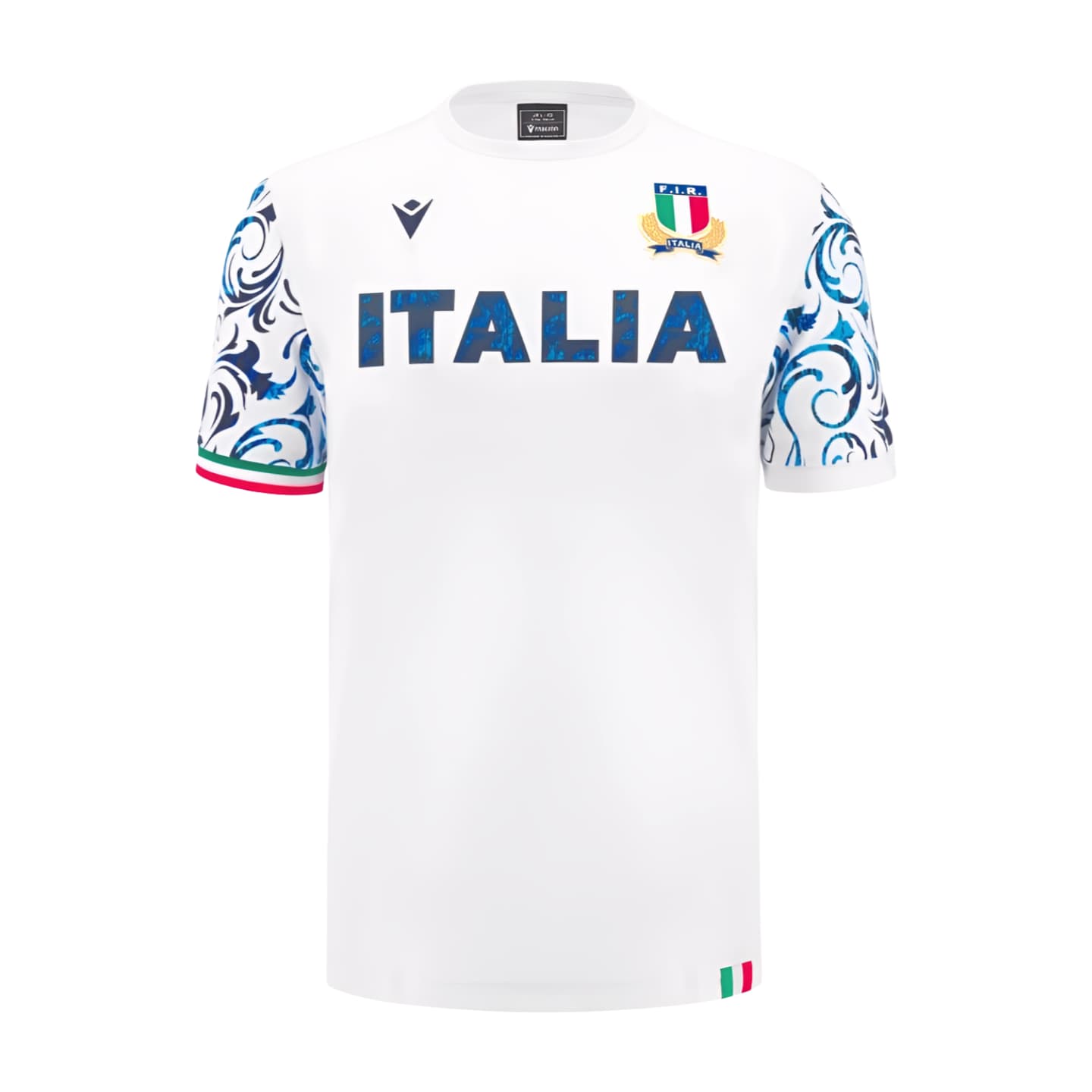 T-shirt Italia Rugby fan bianca 2025 –
