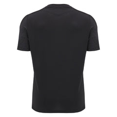 Maglia rugby Galles allenamento 2025 Total Black: Maglia nera da allenamento del Galles per il 2025 con maniche fantasia.