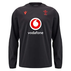 Top allenamento Galles Rugby Vodafone nero da uomo