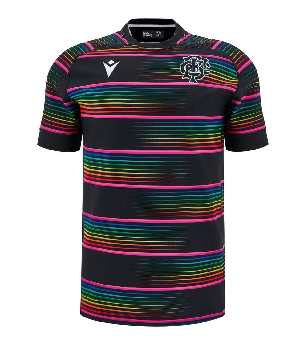 Maglia training rugby Barbarians ragazzo Macron arcobaleno M24/25