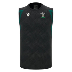 Canotta da allenamento rugby Galles nero Macron 2027