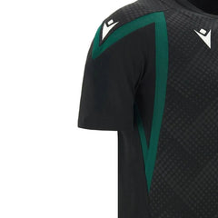 Maglia allenamento rugby Galles nero Macron 2027