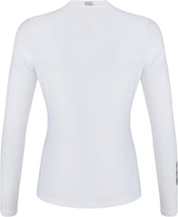 T-shirt termica Canterbury bianca a maniche lunghe, baselayer uomo.