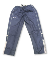 Pantalone lungo da allenamento BLK da rugby blu con dettagli bianchi