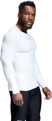 Maglia termica Canterbury Thermoreg bianca a maniche lunghe da uomo.