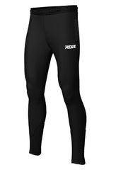 Pantaloni da rugby extraskin RGR Nero: pantaloni sportivi da uomo neri, ideali per il rugby e l'allenamento.
