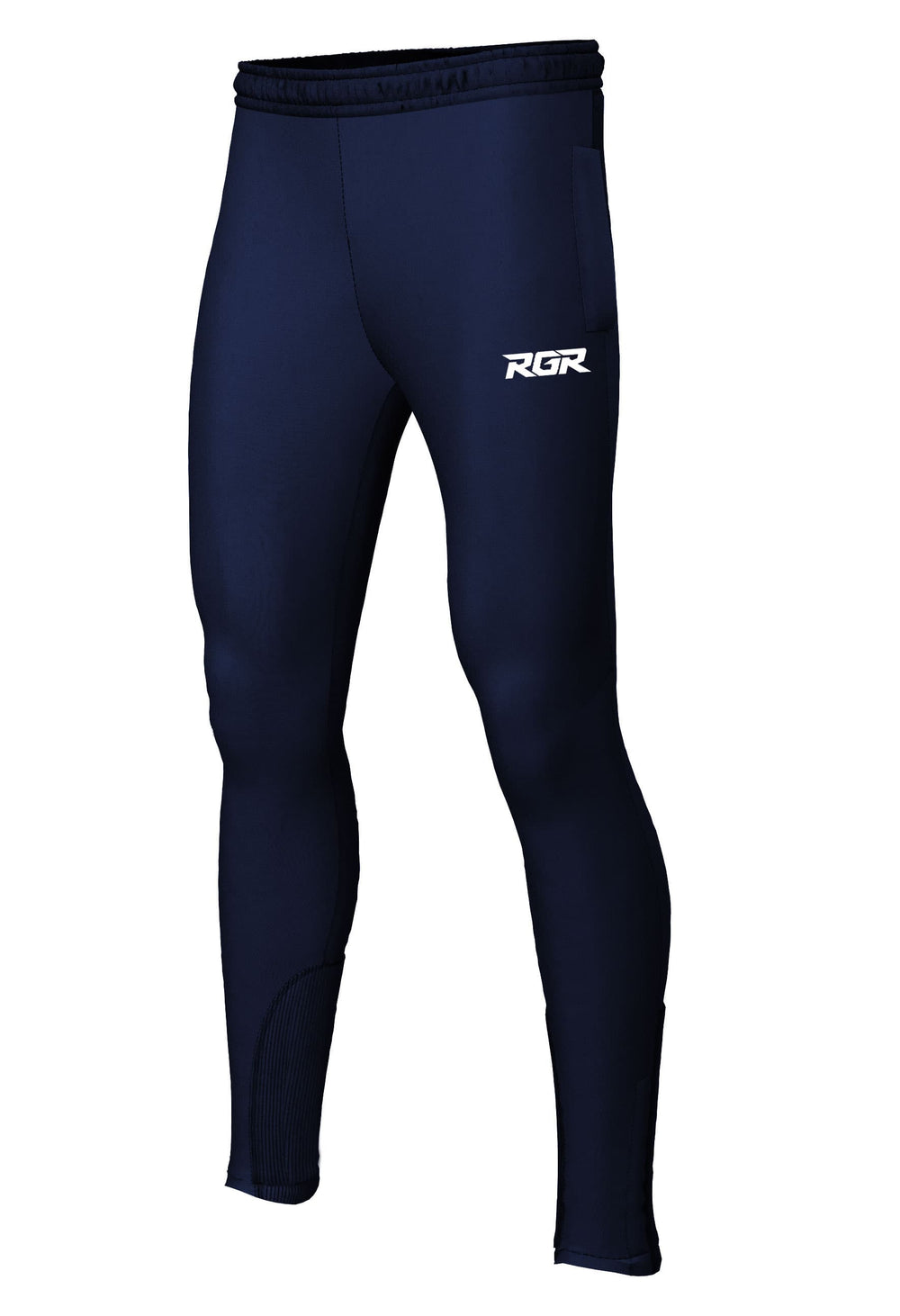 Pantalone da rugby RGR extraskin blu navy, vestibilità aderente.