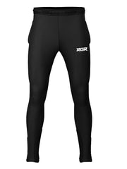 Pantalone da tuta extraskin RGR nero da uomo, ideale per il rugby.