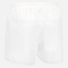 Pantaloncini da rugby Italia gara home bianchi da uomo, modello M23-24.