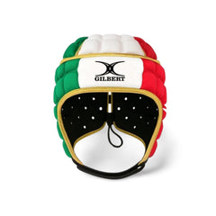 Caschetto da rugby Gilbert XP250 Tricolore Italia, imbottito e protettivo.
