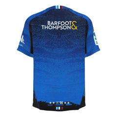 Maglia Rugby Blues Super Rugby Pacific Home 2024-25 jersey: Maglia da rugby blu, vista posteriore.