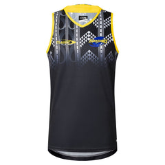 Canottiera uomo Classic Hurricanes Super Rugby 2025, design a pois e righe.