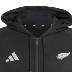 Felpa Rugby All Blacks Cappuccio e Zip Lunga travel Leisure