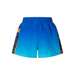 Pantaloncini rugby indigenous all stars 2025 gara: Pantaloncini da rugby blu con design indigeno, perfetti per la partita del 2025.