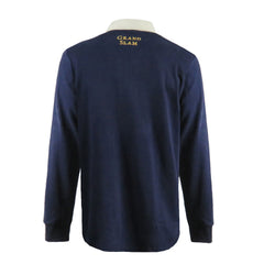Maglia Rugby Vintage a maniche lunghe scozzese, con ricamo "Grand Slam" sul retro.