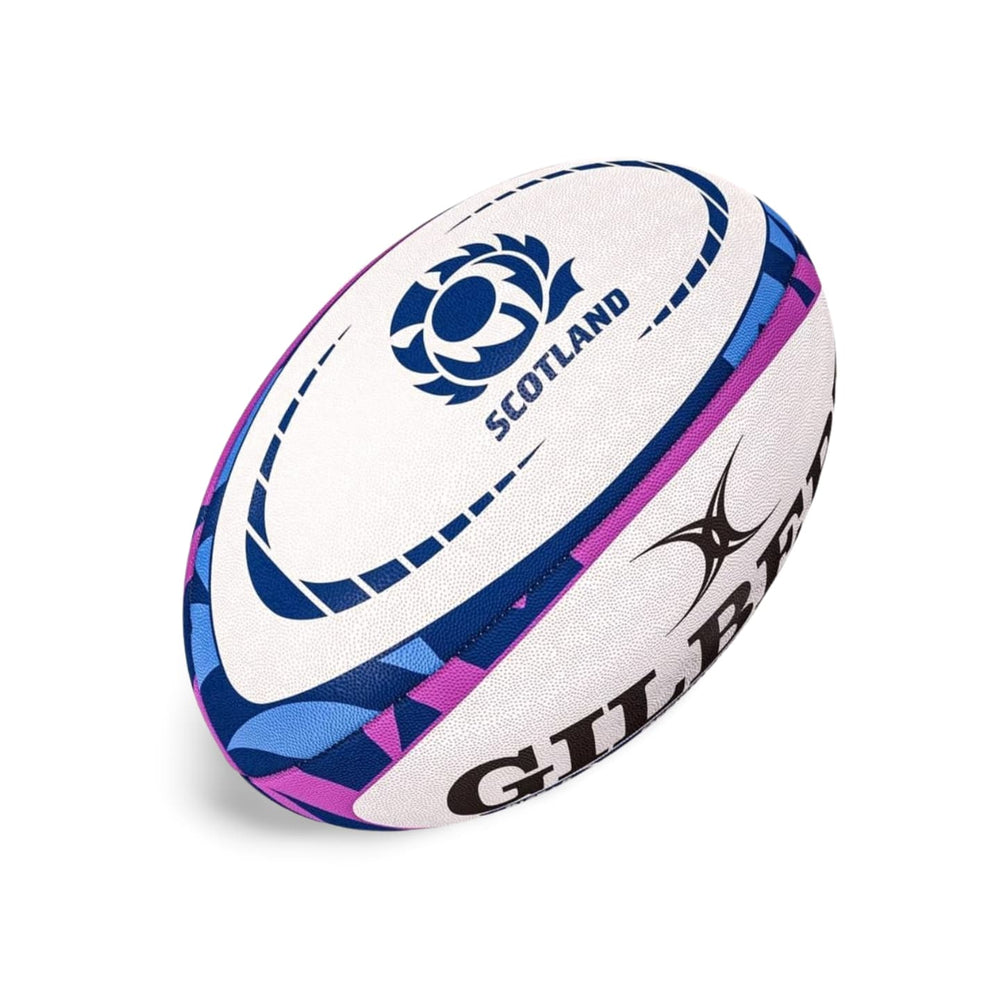 Pallone da rugby ufficiale Gilbert Scotland: replica del pallone da rugby con lo stemma della Scozia e i colori della squadra.