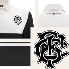 Maglia rugby barbarians maniche lunga cotone home M25