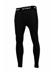 Calzamaglia compression ATAK nera da uomo, ideale per allenamenti intensi.