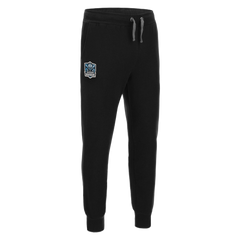 Pantaloni della tuta dei Glasgow Warriors: pantaloni da rugby in pile nero con logo della squadra