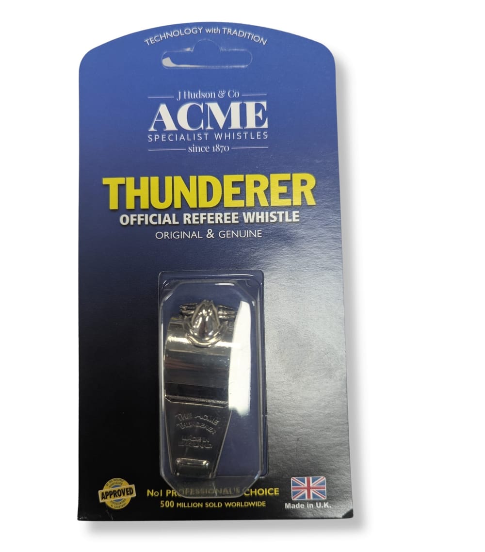 Fischietto Acme Thunderer originale, scelto dai professionisti, made in UK.