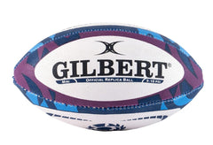 Mini pallone da rugby Gilbert Scotland: replica ufficiale del mini pallone da rugby, con il design della Scozia. Perfetto per i bambini.