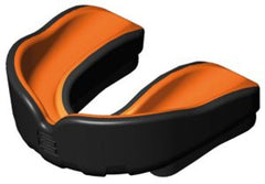 Paradenti professionale Ignis Pro Makura: paradenti professionale arancione e nero con Gel Fit liner per un'aderenza perfetta