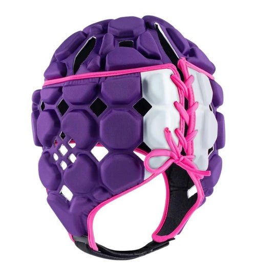 Caschetto Rugby Gilbert OCTANE Viola-Rosa