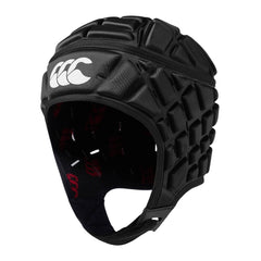 Casco da rugby per bambini Canterbury RAZE: casco protettivo da rugby nero con imbottitura per bambini.