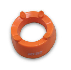 RGR Alta Kicking Tee: tee da calcio/football in plastica arancione con tre robuste punte per allenamento e pratica.