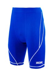 Scaldamuscolo RGR Royal blu con cuciture a contrasto, ideali per performance sportive.