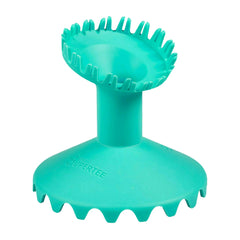 Supertee Throne, supporto per calci di rugby color acquamarina.