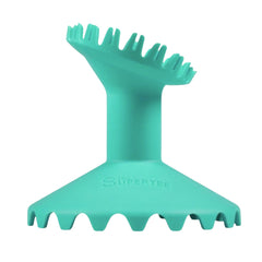Supertee THRONE, porta pallone da rugby per calci piazzati, colore turchese.
