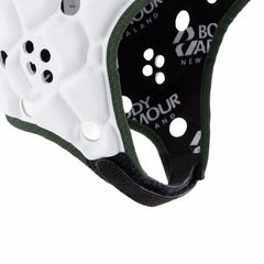 Caschetto Rugby Ventilator Body Armour Bianco-Verde Foresta