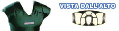 Protezione spalle Rugbytech verde scuro, imbottitura protettiva per il massimo comfort.
