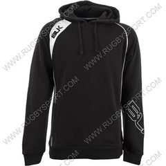 Felpa con cappuccio BLK TEK nera, con dettagli bianchi e logo sul petto e manica.