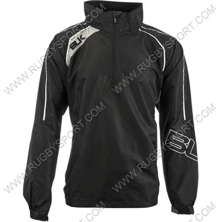 giacca antivento/pioggia mezza zip blk tek IV nero