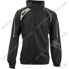 giacca antivento/pioggia mezza zip blk tek IV nero