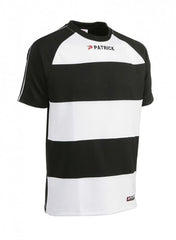 Maglia da rugby Patrick Durban101 a righe bianche e nere