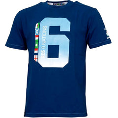 t-shirt sei nazioni big six fade