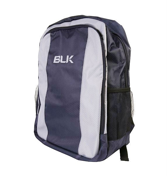 Zainetto BLK Tek blu navy e grigio chiaro con logo BLK.