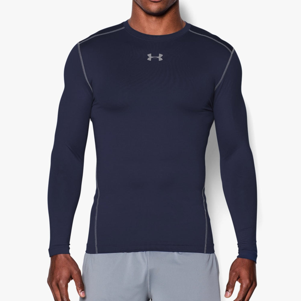 under armour bianco cold girocollo mlunga