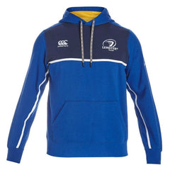 Felpa blu con cappuccio e logo Leinster Rugby, training per bambino.